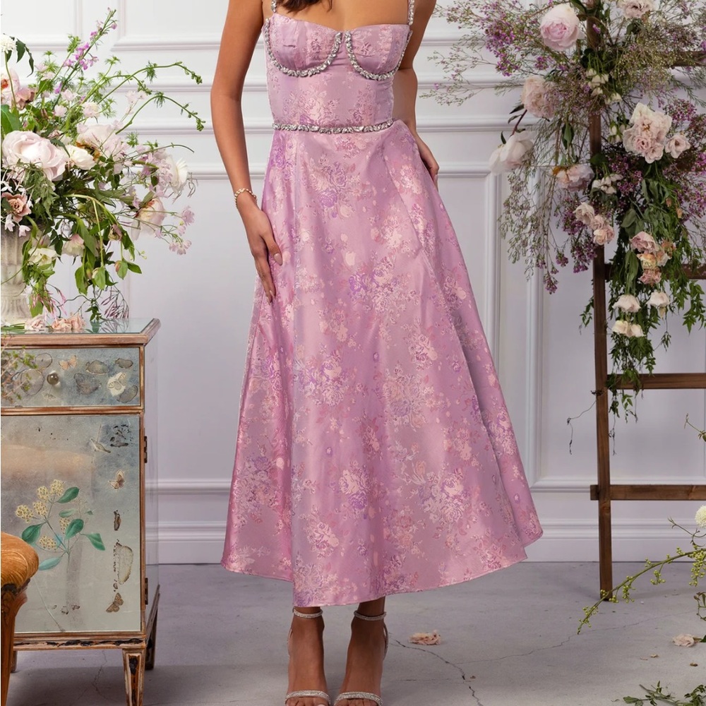 V. Chapman The Cora Dress in Orchard Haze Windsor